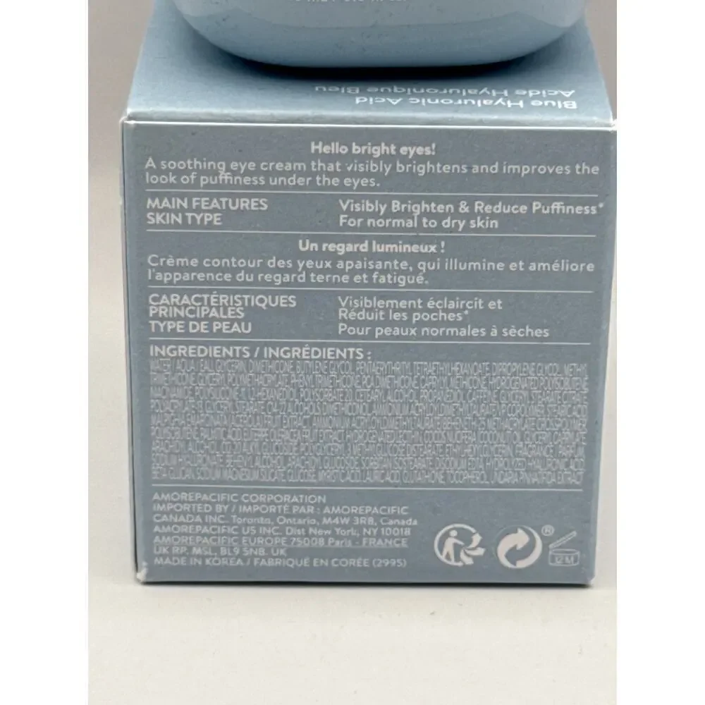 LANEIGE Water Bank Blue‎ HA Eye Cream 25 ml. BNIB  RET $43